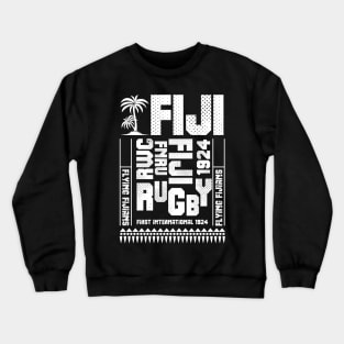 FNRU Fiji Rugby Fan Memorabilia Flying Fijians Crewneck Sweatshirt